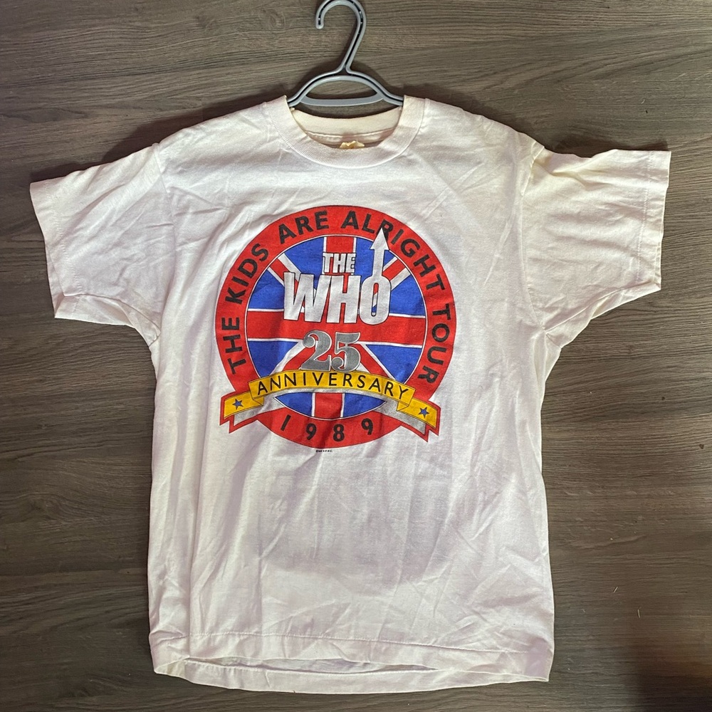 Screen Stars White The Who Tour T-Shirt